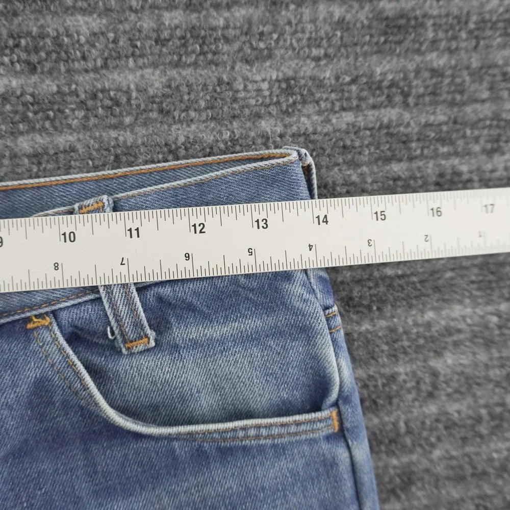 Vintage 70s Levis Orange Tab Bell Bottom Jeans 28x27 Blue Flare Talon 42 Zip